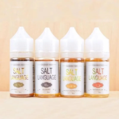 SALT LANGUAGE 鹽語丁鹽煙油｜30ml/35mg順滑擊喉感｜多元口味電子煙油霧化體驗 | 台灣現貨 711到付