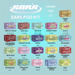 Sars電子菸菸彈​/品質煙油 源產大馬/買3盒送主機1隻-台灣現貨 711到付