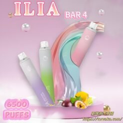 ILIA BAR 4 6500 puffs 哩亞一次性電子菸四代6500口/拋棄式電子菸​ 台灣現貨 711到付