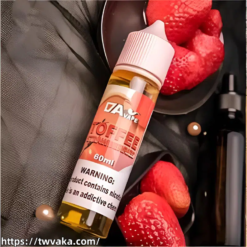 【大/小煙煙油】DAVAPE TOFFEE STRAWBERRIES 煙油 草莓太妃糖 30ml/60ml（0/30mg）-台灣現貨 711到付