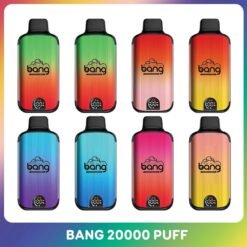 Bang 20000 Puffs一次性電子煙 | 智慧螢幕顯示·25ml超大容量・雙網絲霧化・長效續航 台灣現貨 711到付