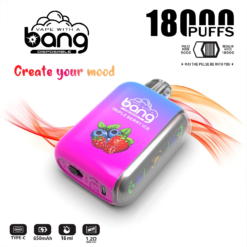 Bang Rocket 18000 Puffs |  650mAh可充電電池 | 16ml煙油 | LCD螢幕 | 支援Type-C充電 | 台灣現貨 711到付