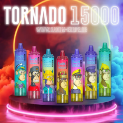 RandM Tornado 15000 Puffs - 一次性/抛棄式15000 口超長續航 | Mesh Coil | Type-C 快充 | LED 顯示屏 | 台灣現貨