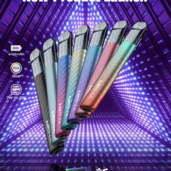 【2025新品】MEHA魅嗨五代電子菸主機｜通用五代煙彈｜三檔功率x雙RGB燈效｜台灣BSMI認證可調式霧化器
