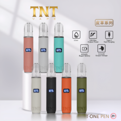 TNT VAPE T·TONE PEN-TNT皮革電子菸主機｜420mAh 大電池 + Type-C 快充｜12W 強輸出｜三檔調節｜通用一代