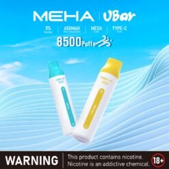 MEHA VBar 8500 一次性電子煙｜18款口味選擇・可充電Type-C・Mesh霧化芯・高達8500口數