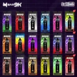 Marbo Bar 9K 一次性電子煙｜9000口大容量｜多口味選擇｜600mAh長效電池